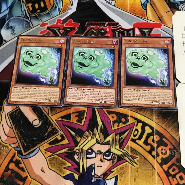 英語版 チューニングガム 1 レア 3枚セット てら