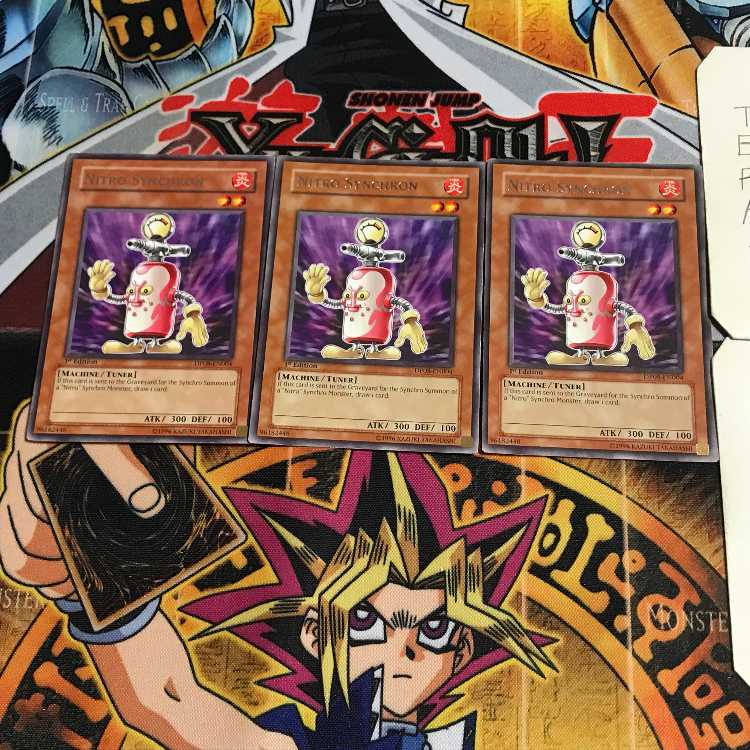 英語版 ニトロ・シンクロン 3 レア 3枚セット てら