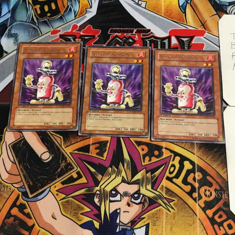 英語版 ニトロ・シンクロン 4 レア 3枚セット てら