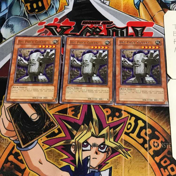 英語版 ビッグ・ピース・ゴーレム 2 レア 3枚セット てら