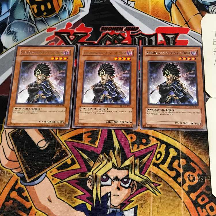 English Shadowpriestess of Ohm 2 rare, set of 3 Tera.