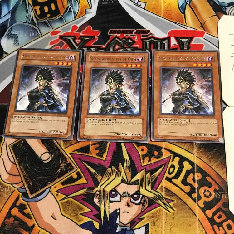 English Shadowpriestess of Ohm 3 rare, set of 3 Tera.