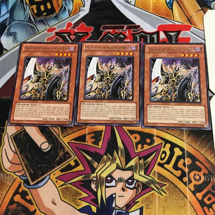 英語版 闇魔界の戦士長 ダークソード 2 レア 3枚セット てら