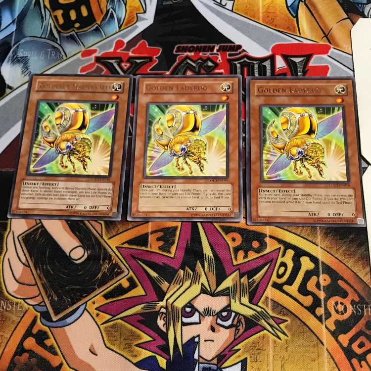 英語版 黄金の天道虫 2 レア 3枚セット てら