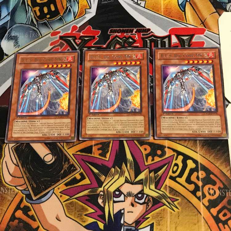 英語版 巨大戦艦ビッグコアMk-II 1 レア 3枚セット てら