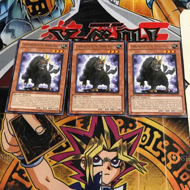 英語版 極星獣タングニョースト 6 レア 3枚セット てら