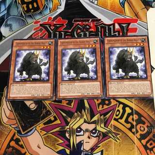 英語版 極星獣タングニョースト 7 レア 3枚セット てら