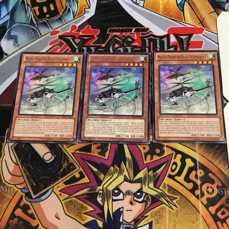 英語版 幻獣機テザーウルフ 1 レア 3枚セット てら