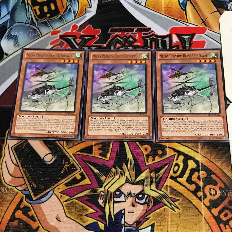 英語版 幻獣機テザーウルフ 2 レア 3枚セット てら