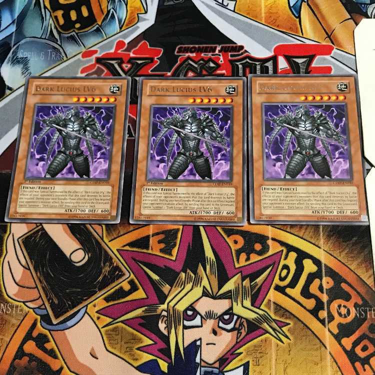 英語版 漆黒の魔王 LV6 2 レア 3枚セット てら