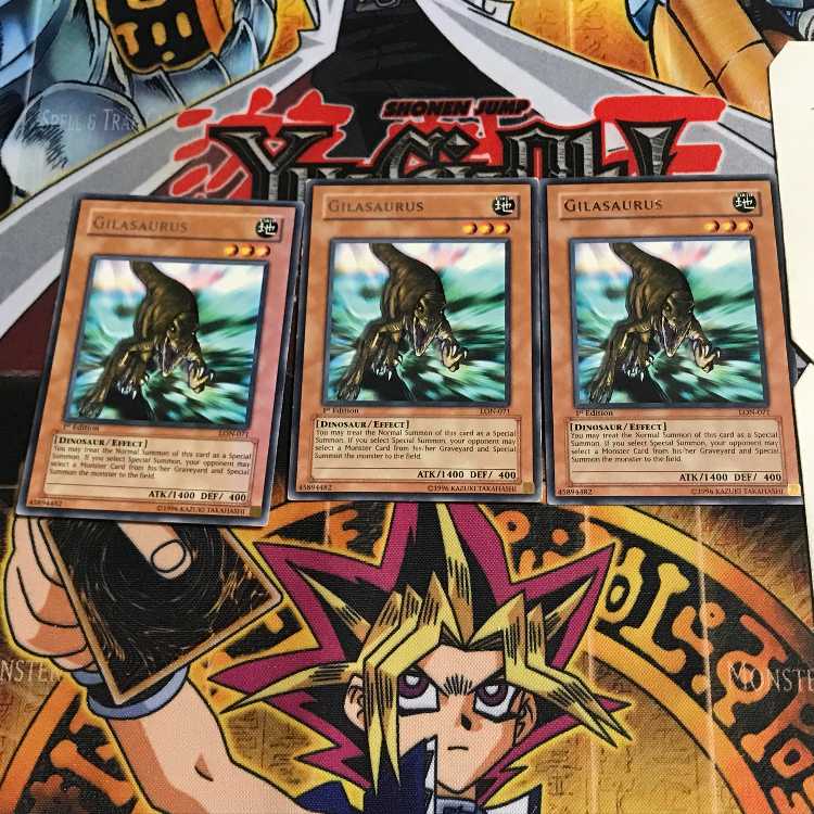英語版 俊足のギラザウルス 1 レア 3枚セット てら