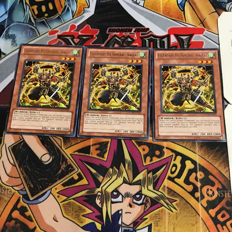 英語版 真六武衆-カゲキ 8 レア 3枚セット てら