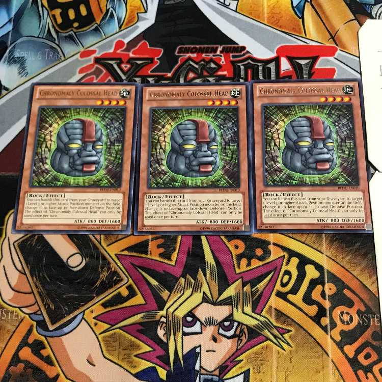 英語版 先史遺産コロッサル・ヘッド 3 レア 3枚セット てら