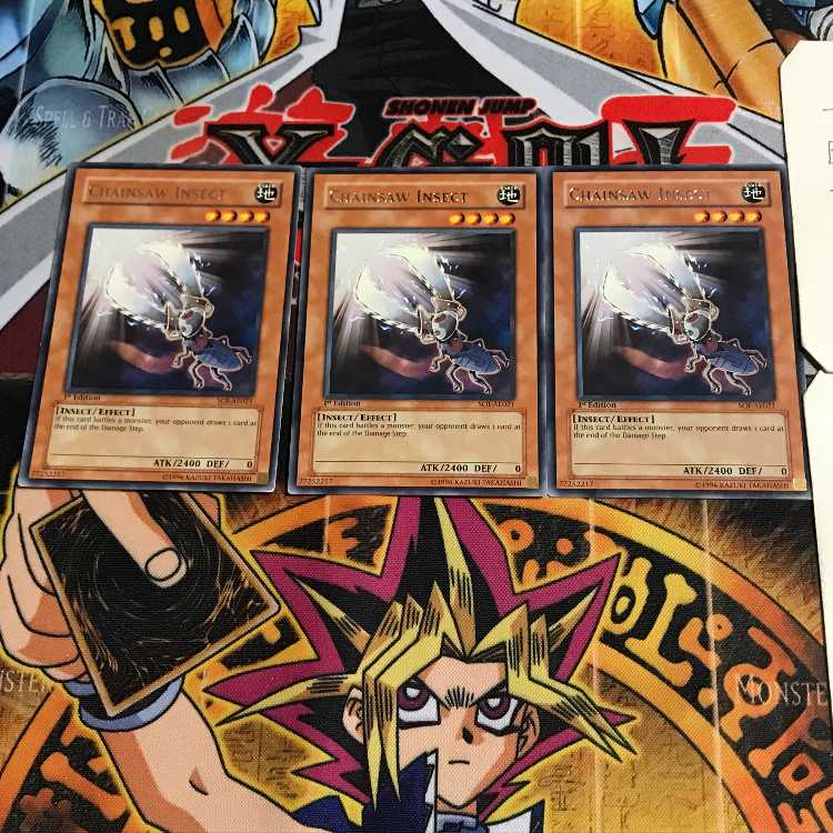 英語版 電動刃虫 1 レア 3枚セット てら