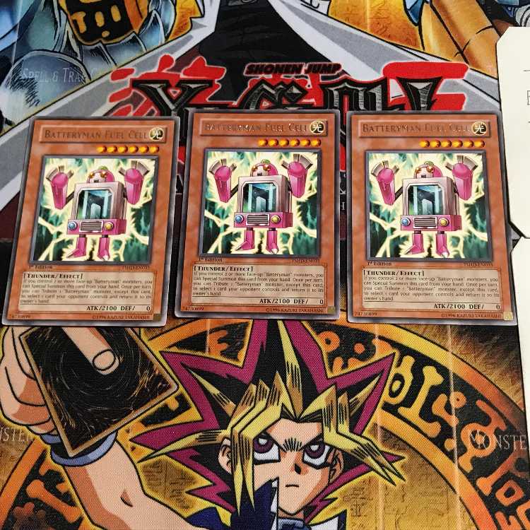 英語版 燃料電池メン 1 レア 3枚セット てら