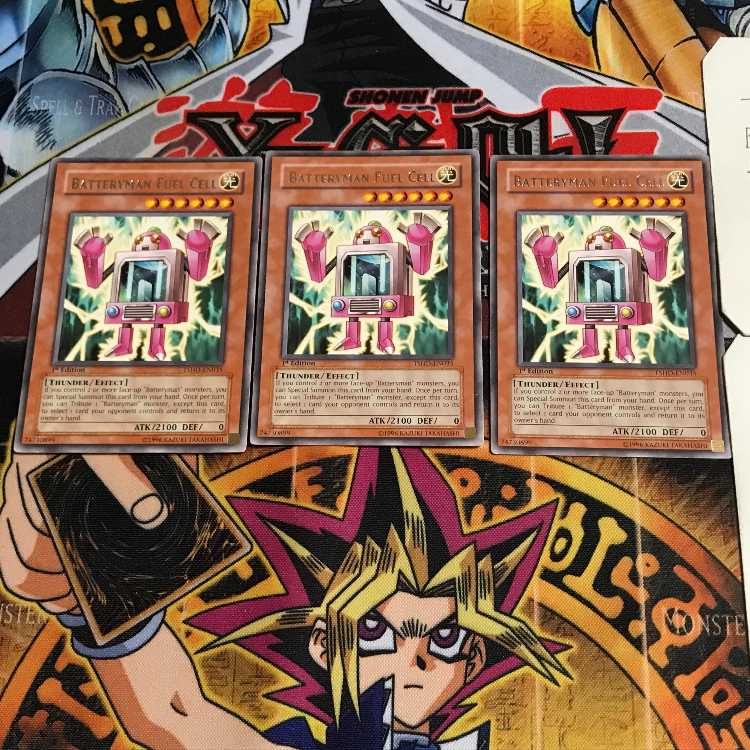 English Batteryman Fuel Cell 2 rare, set of 3 Tera.