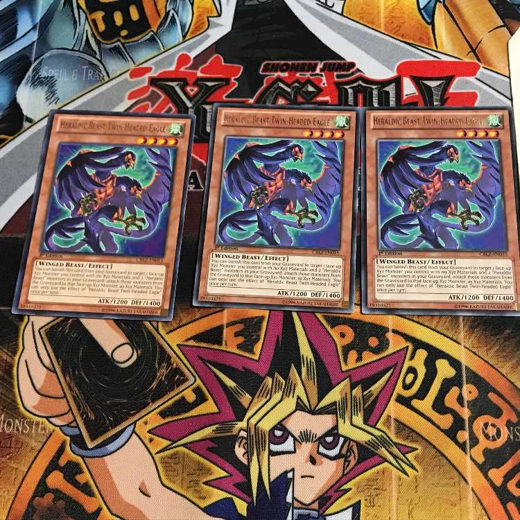 英語版 紋章獣ツインヘッド・イーグル 7 レア 3枚セット てら