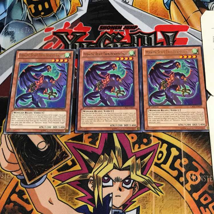 英語版 紋章獣ツインヘッド・イーグル 8 レア 3枚セット てら
