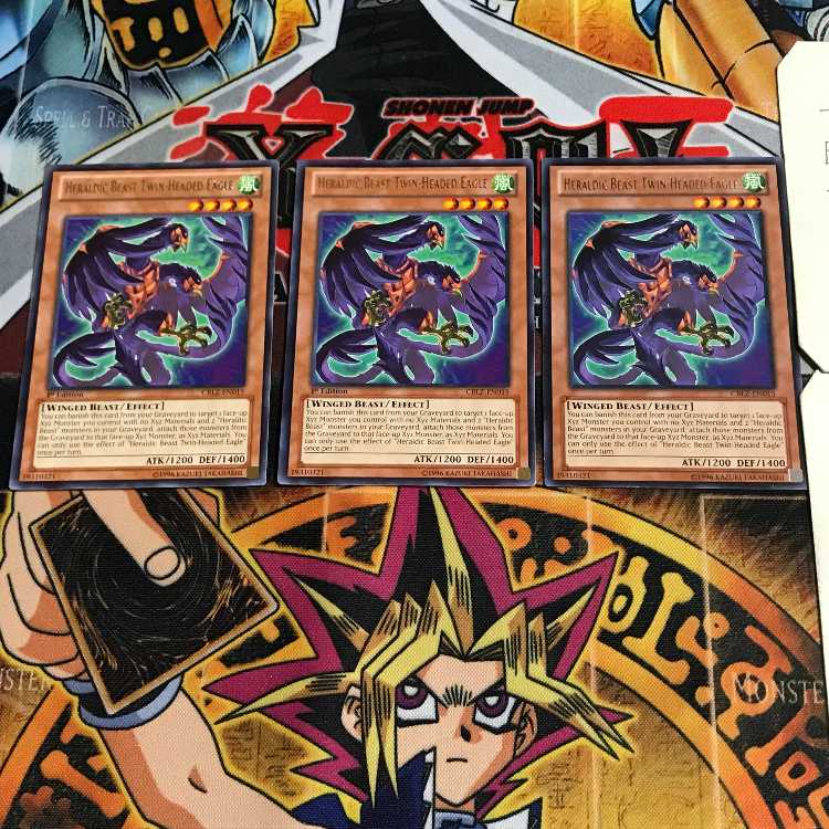 英語版 紋章獣ツインヘッド・イーグル 9 レア 3枚セット てら
