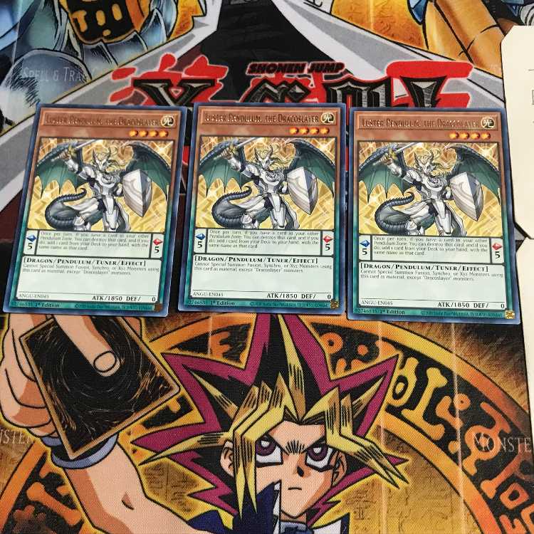 英語版 竜剣士ラスター P 2 レア 3枚セット てら