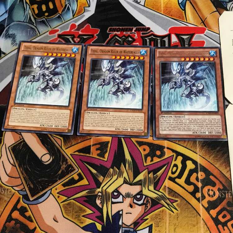 English Waterfall Dragon - Tidal 4 rare, set of 3 Tera.