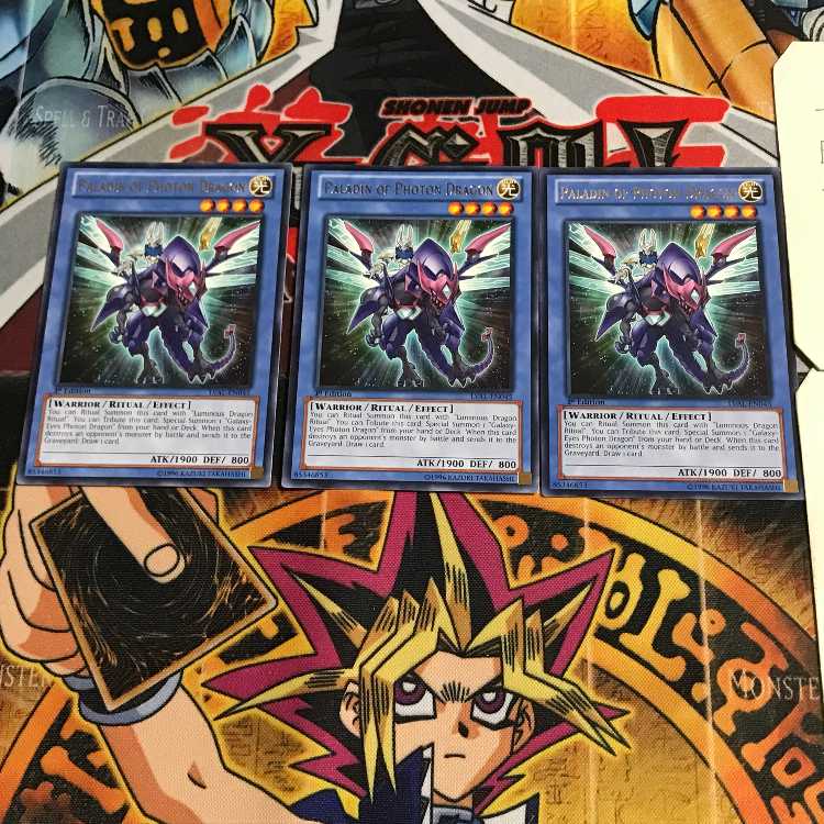 英語版 光子竜の聖騎士 1 レア 3枚セット てら