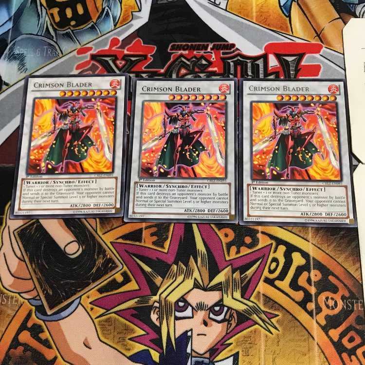 English Crimson Blader 7 rare, set of 3 Tera.