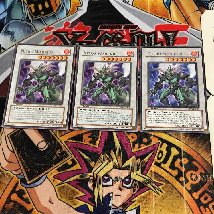 英語版 ニトロ・ウォリアー 4 レア 3枚セット てら