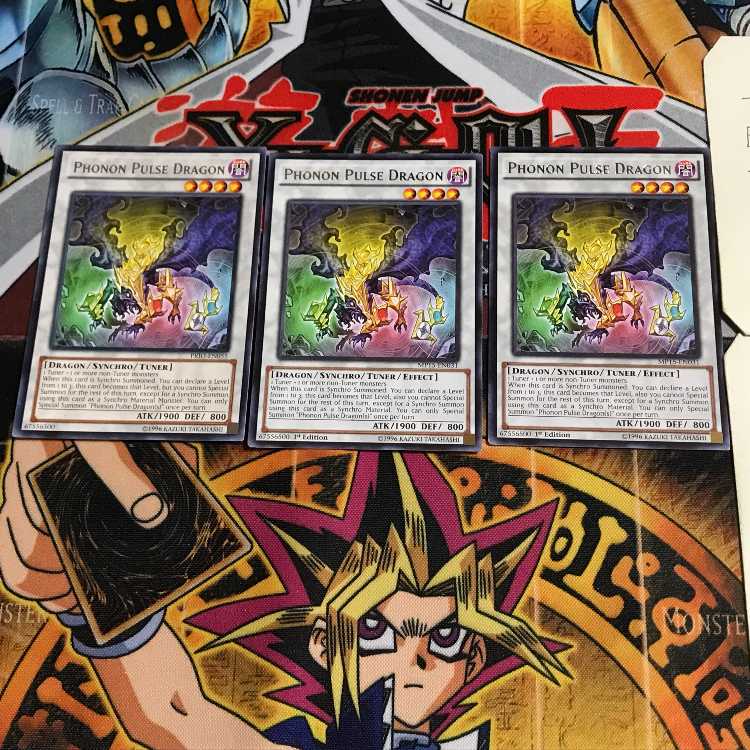 英語版 波動竜フォノン・ドラゴン 2 レア 3枚セット てら