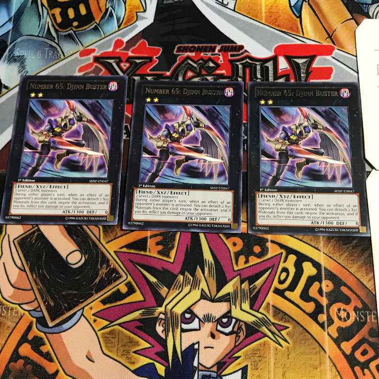 English edition Number 65: Djinn Buster 1 rare, set of 3 Tera.