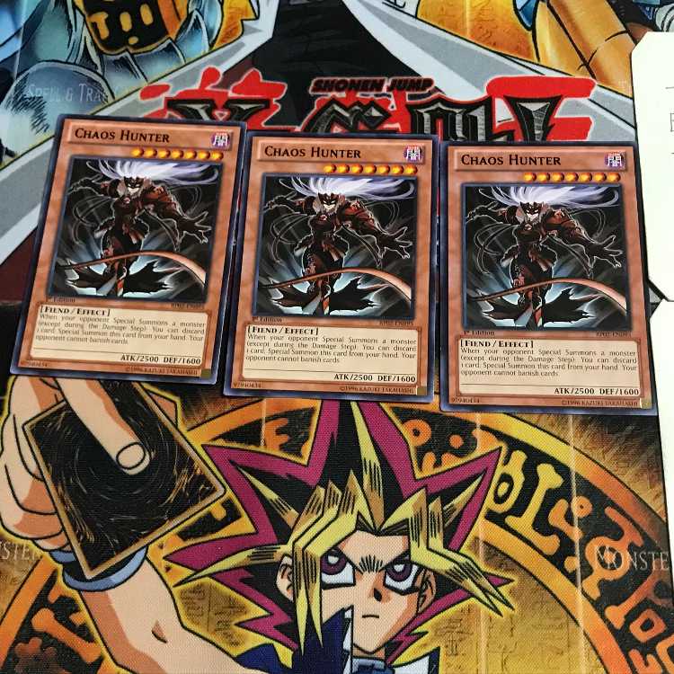 English Chaos Hunter 2 black rare, set of 3 Tera.