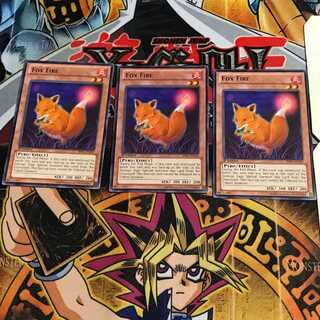 英語版 きつね火 1 黒レア 3枚セット てら