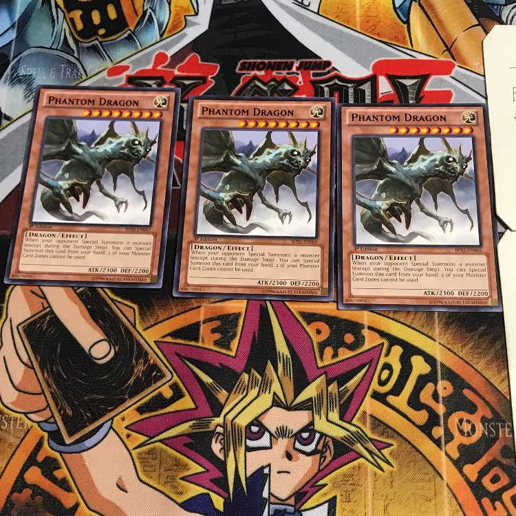英語版 ファントム・ドラゴン 1 黒レア 3枚セット てら