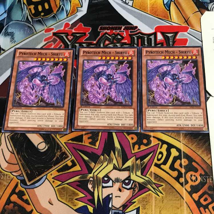 英語版 炎神機-紫龍 3 黒レア 3枚セット てら