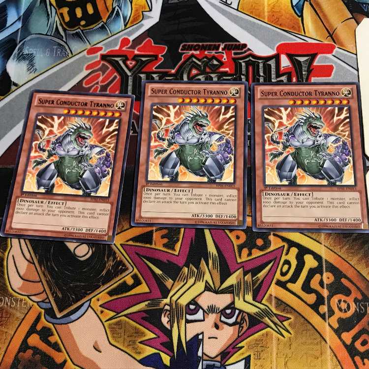 英語版 超伝導恐獣 3 黒レア 3枚セット てら