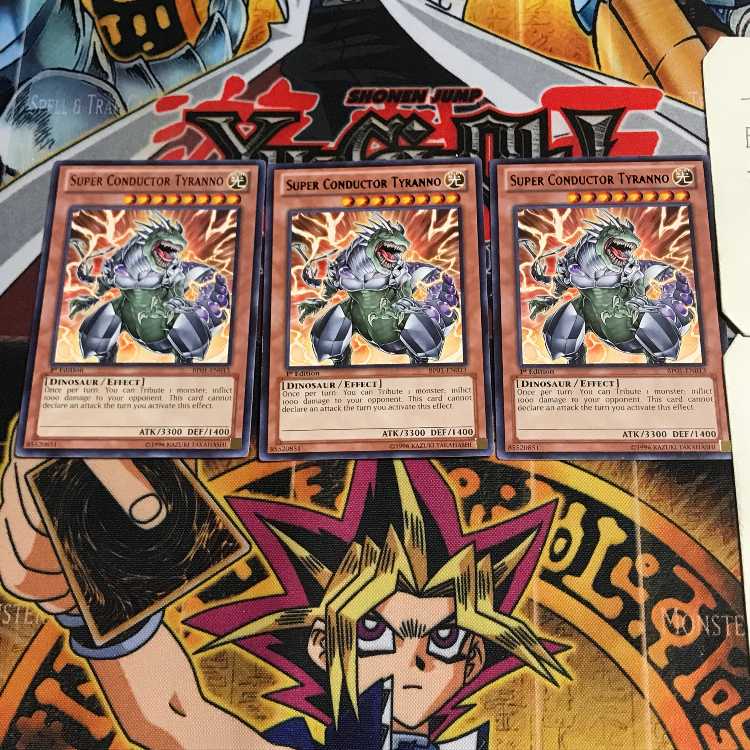 英語版 超伝導恐獣 4 黒レア 3枚セット てら