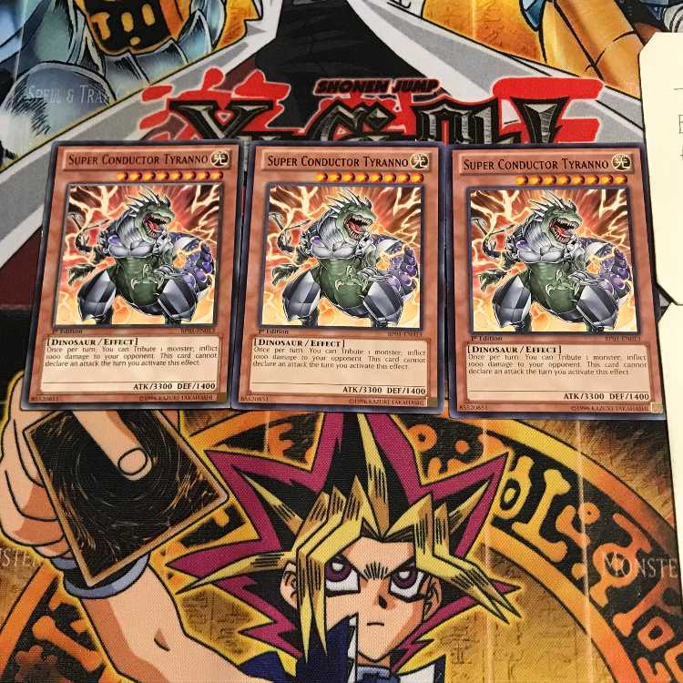 英語版 超伝導恐獣 5 黒レア 3枚セット てら