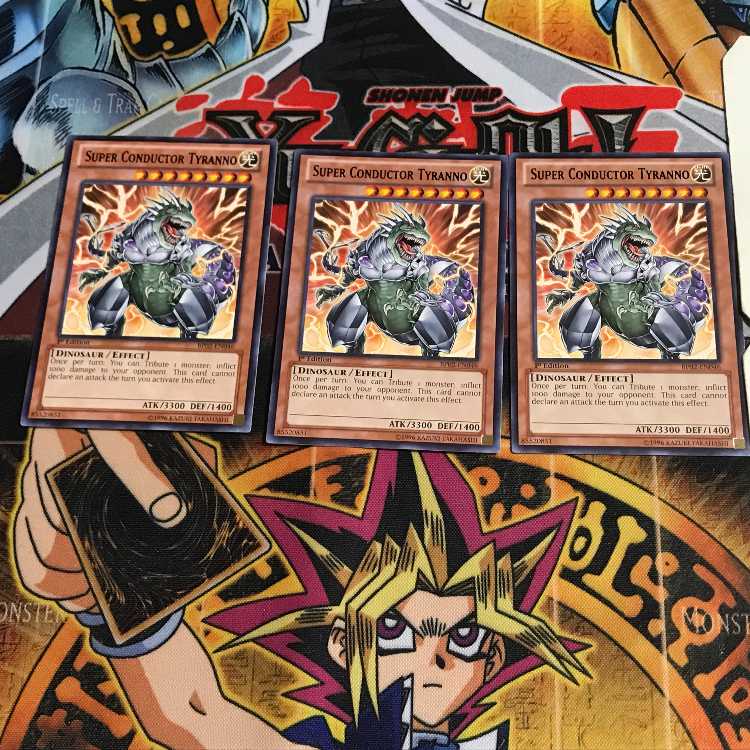英語版 超伝導恐獣 6 黒レア 3枚セット てら