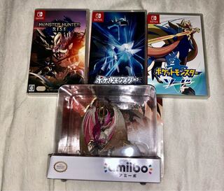 ニンテンドーSwitch ゲームソフト　ポケモン　モンハン
