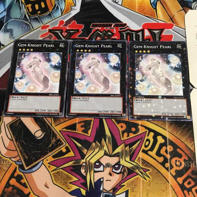 English Gem-Knight Pearl 1 Normal Parallel Set of 3 Tera.