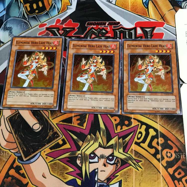 英語版 E・HERO レディ・オブ・ファイア 1 スーパー 3枚セット てら