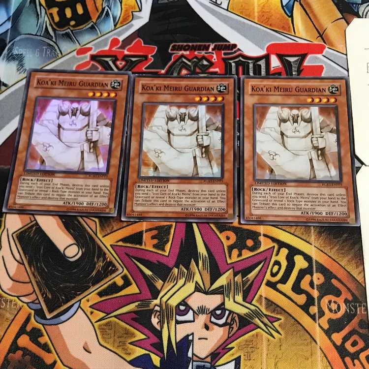 English version Koa'ki Meiru Guardian 1 Super 3-card set Tera