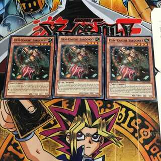 英語版 ジェムナイト・サニクス 1 スーパー 3枚セット てら