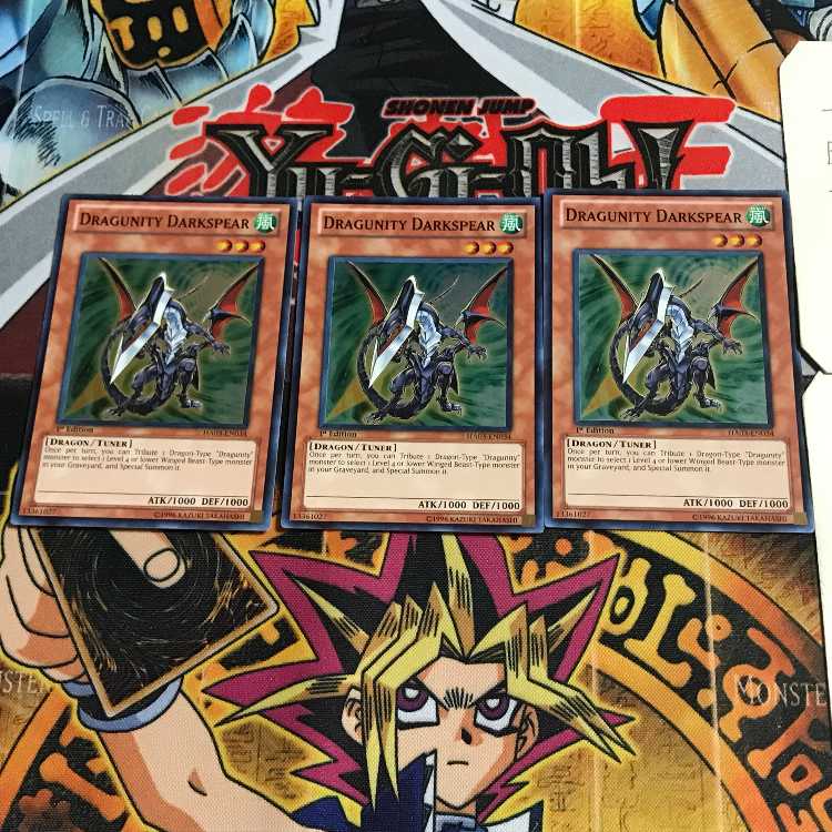 English Dragunity - Black Spear 1 Super Set of 3 Tera.