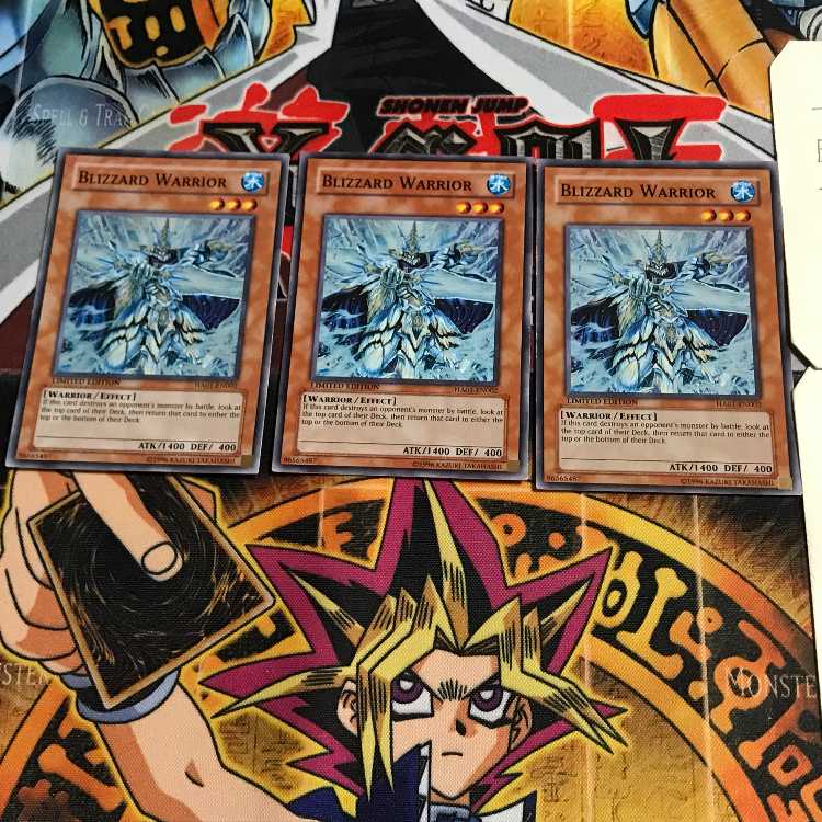 英語版 ブリザード・ウォリアー 1 スーパー 3枚セット てら