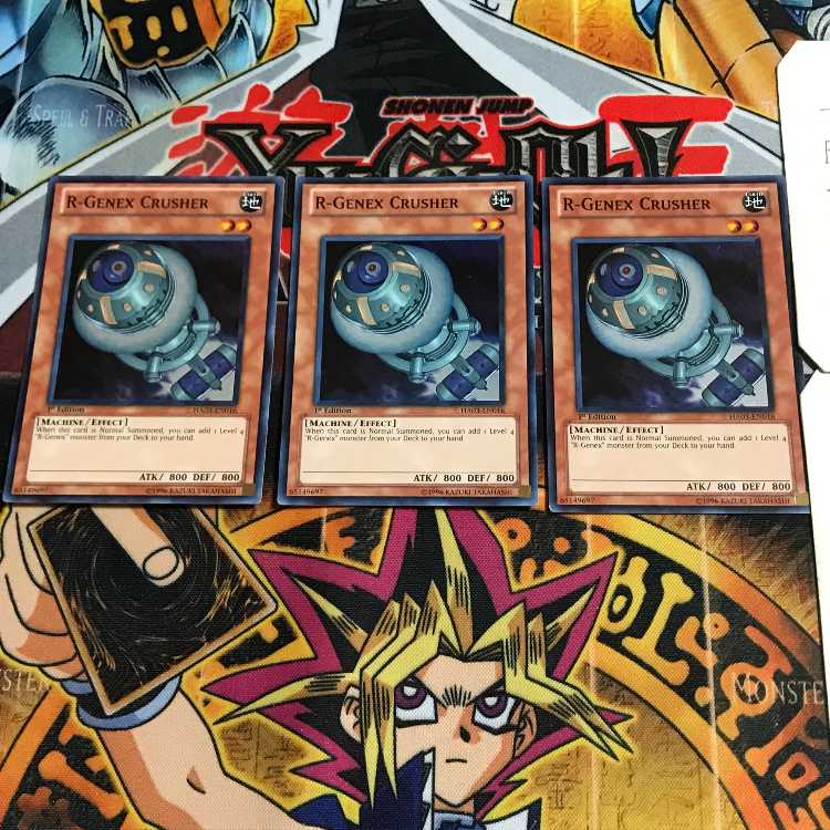 英語版 レアル・ジェネクス・クラッシャー 3 スーパー 3枚セット てら
