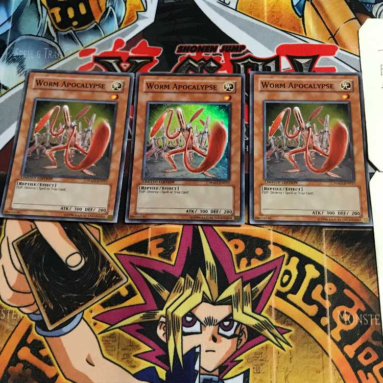 英語版 ワーム・アポカリプス 4 スーパー 3枚セット てら