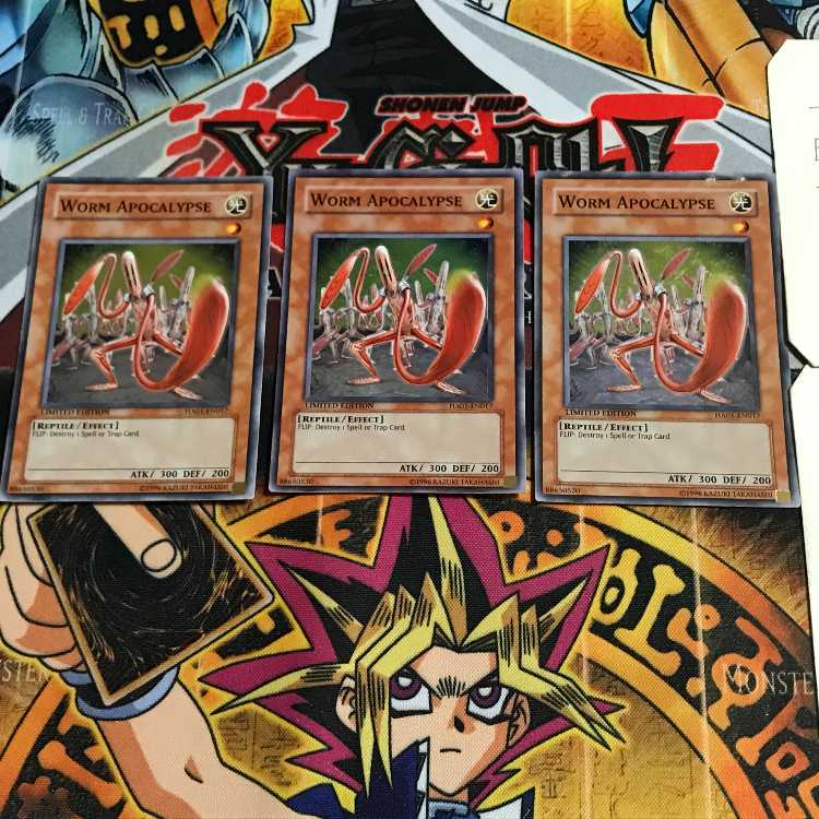 英語版 ワーム・アポカリプス 6 スーパー 3枚セット てら