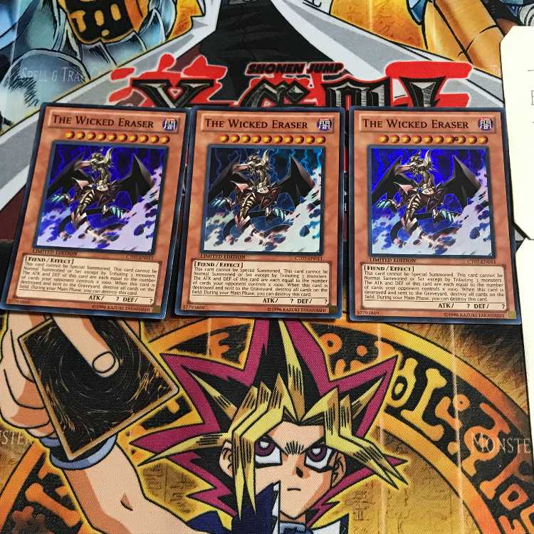 英語版 邪神イレイザー 1 スーパー 3枚セット てら