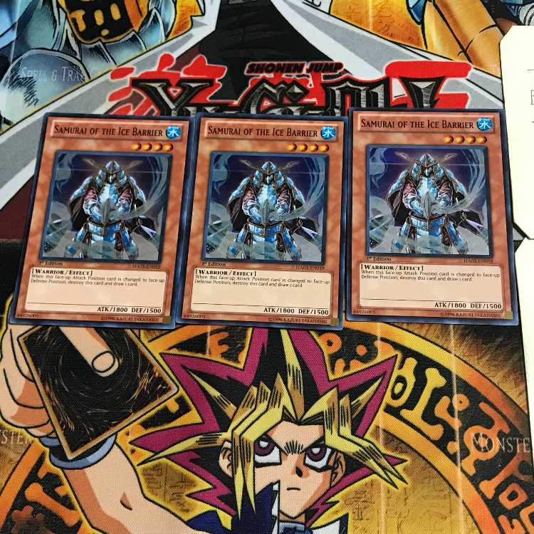 English Samurai of the Ice Barrier 1 Super 3-card set Tera